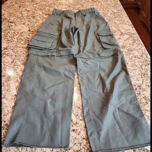 Boy Scouts Pants Youth‎ 10 Small Cargo Switchback Official Uniform BSA Unhemmed